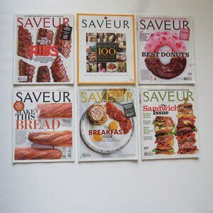 SAVEUR Magazines World Cooking Mixed Lot of 6 2004 – 2013 Set 4